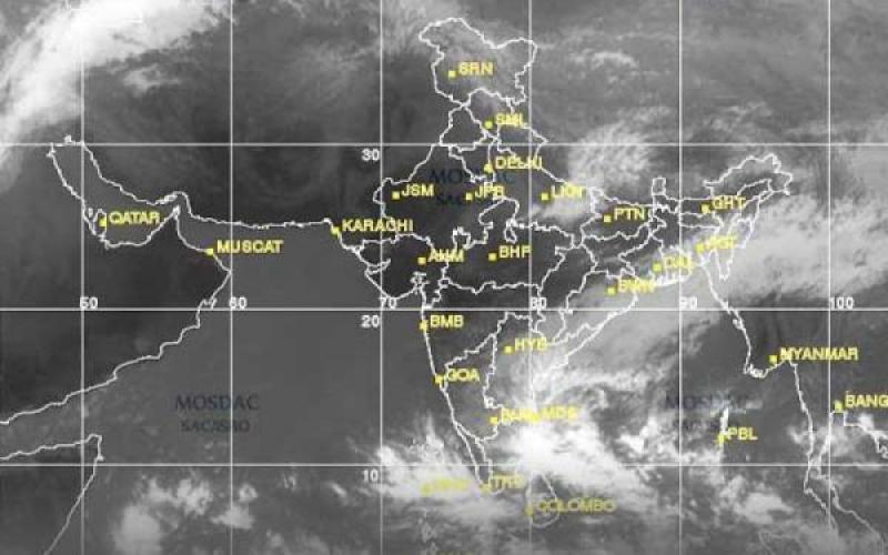 Cloud Cover Over India