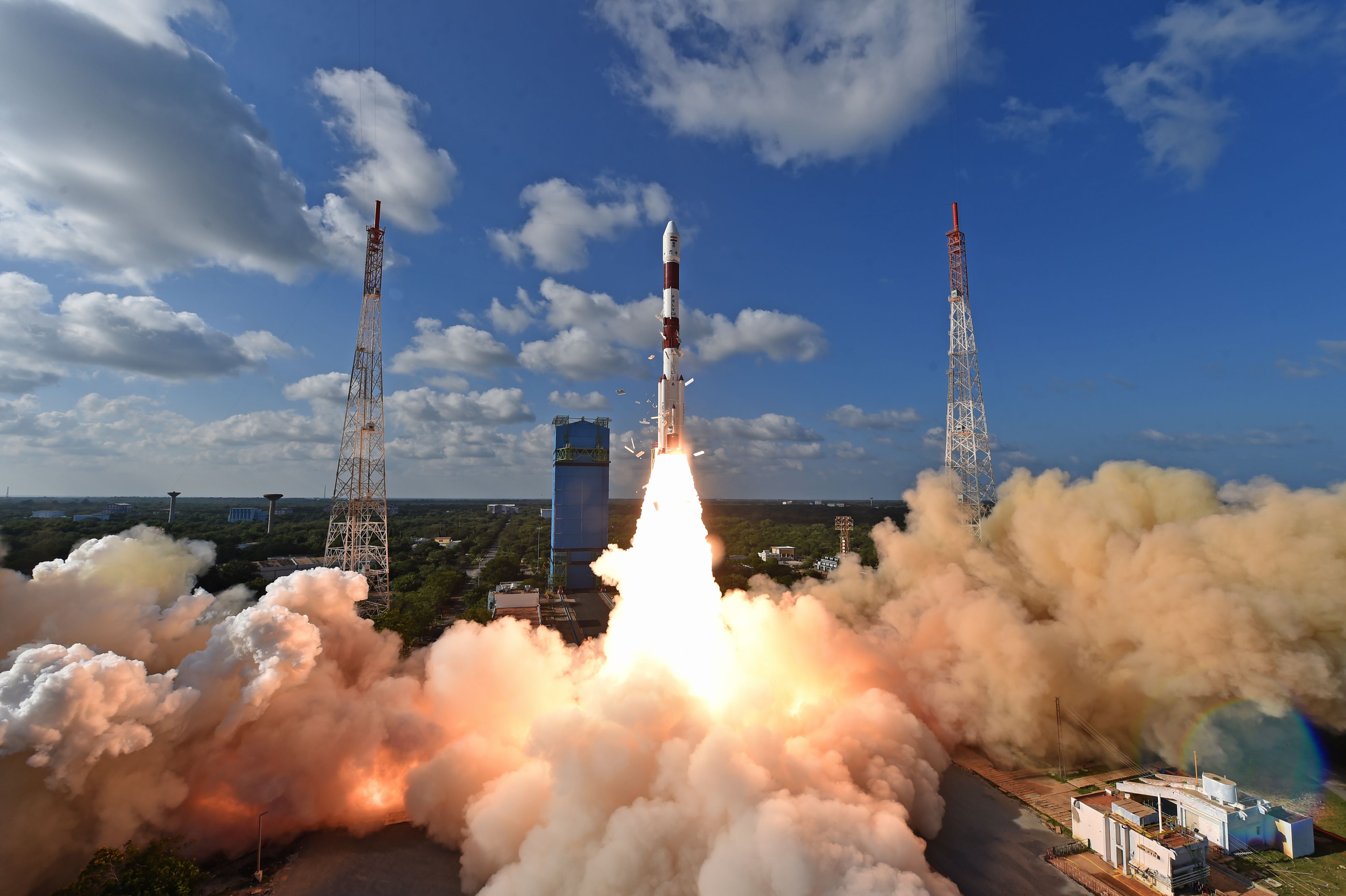 PSLV-C48 successfully launches RISAT-2BR1 and nine commercial satellites from Satish Dhawan Space Centre SHAR, Sriharikota